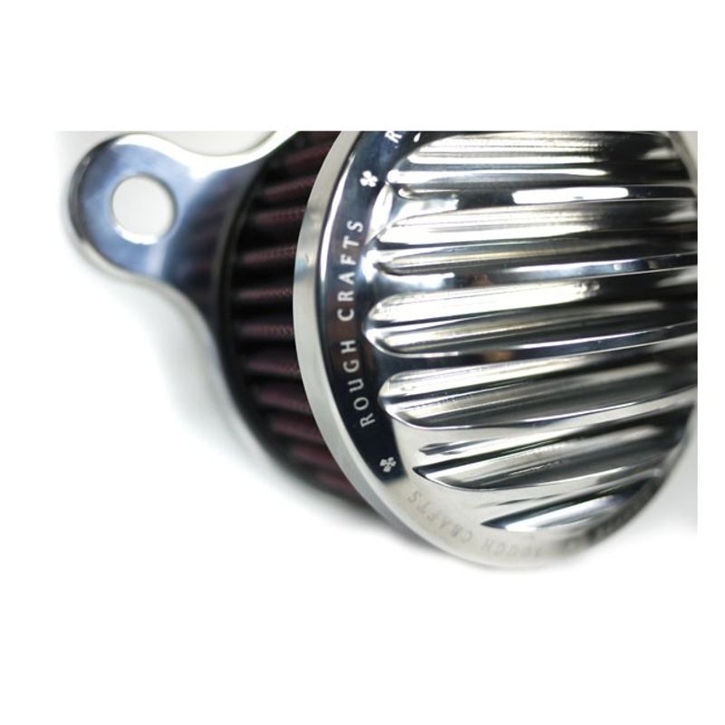 Luftfiltersats Rough Crafts 933808-342-XL polerad XL Sportster 04-22