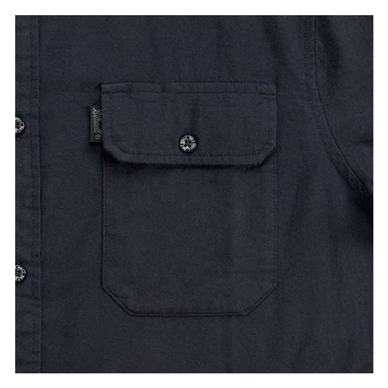 Biltwell Blackout flannel shirt black