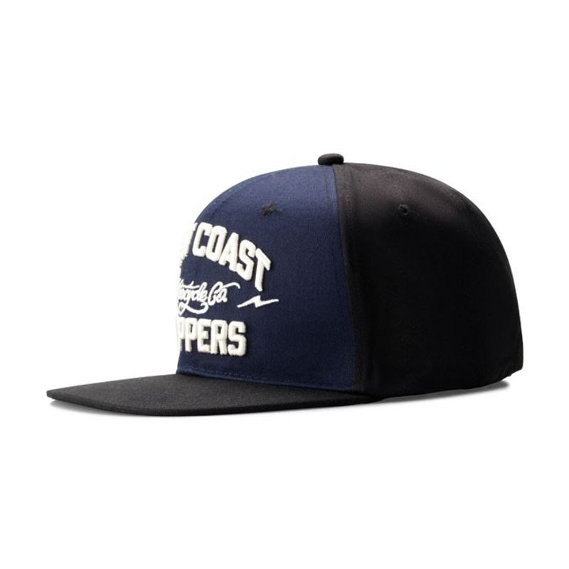 Keps West Coast Choppers OG Flatbill marinblå/svart