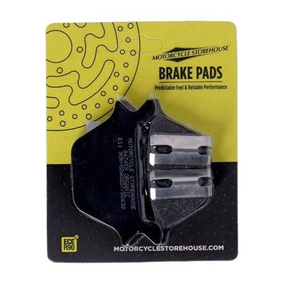 Bromsbelägg bak MCS organiska L87-99 Big Twin, Twin Cam, XL
