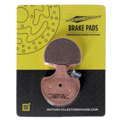 Bromsbelägg fram MCS sintrade Big Twin, TC, XL Sportster 84-99