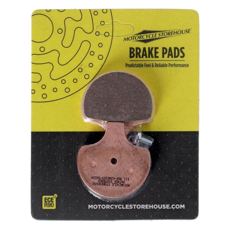 Bromsbelägg fram MCS sintrade Big Twin, TC, XL Sportster 84-99