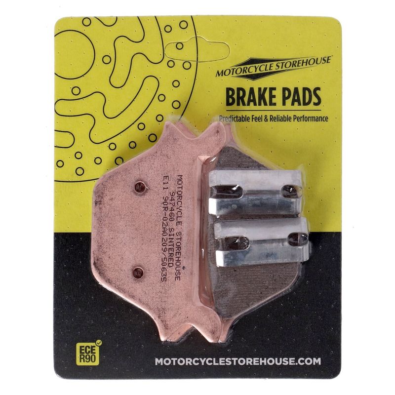 Bromsbelägg bak MCS sintrade L87-99 Big Twin, Twin Cam, XL
