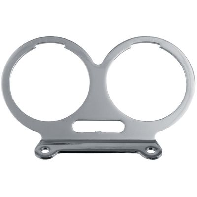 Instrumentfäste hastighetsmätare/varvräknare MCS krom XL Sportster med dubbla instrument