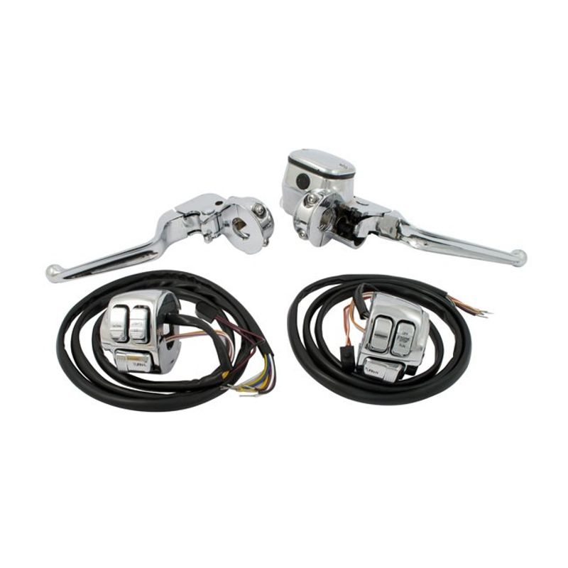 Styre MCS 9/16" krom Big Twin 96-13