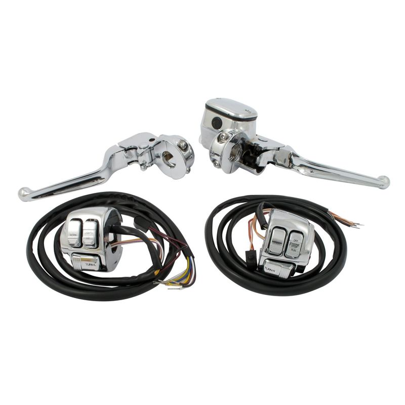 Styre MCS 9/16" krom Big Twin 96-13
