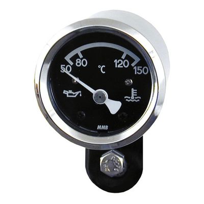 Oljetemperaturmätare MMB Ultra Mini 48 mm krom