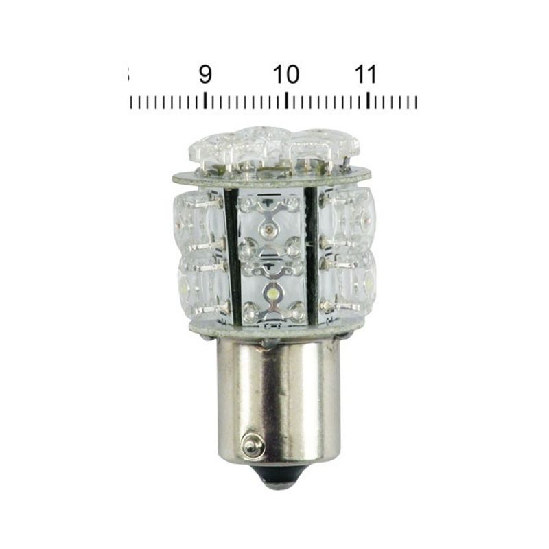 Glödlampa MCS Superflux LED vit