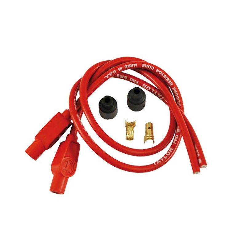 Kabel tändstift Taylor 8mm kolfiber röd 76289