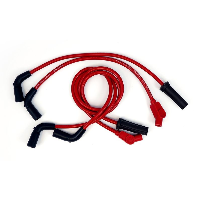 Kabel tändstift Taylor Wire 8mm röd Touring 17-25