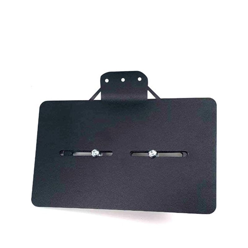 Nummerplåtshållare sidomontering Westland Customs France 10.5mm mount hole. Lower shock