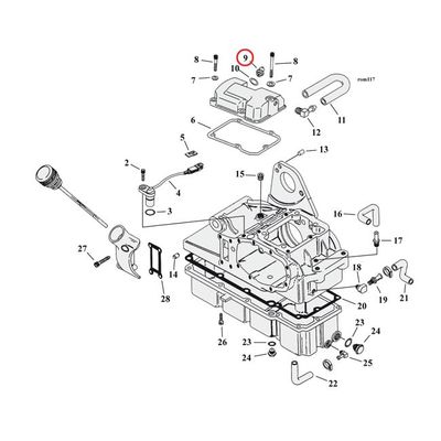 Strömbrytare Standard Motor Products H-D 71-73