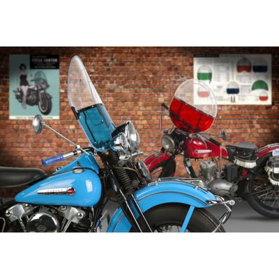 Vindruta National Cycle NC Vintage röd nedre Knucklehead 36-47