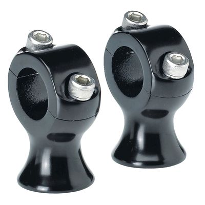 Styre risers Biltwell Slimline 1-3/4" 1" 1"/25.4mm handlebars blanksvart