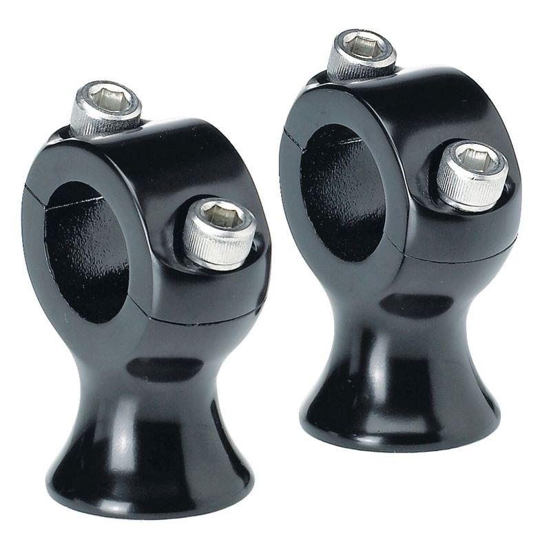 Styre risers Biltwell Slimline 1-3/4" 1" 1"/25.4mm handlebars blanksvart