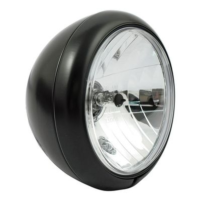 Strålkastare MCS FL H4 7" svart