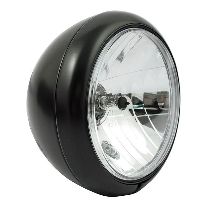 Strålkastare MCS FL H4 7" svart
