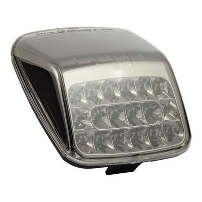 Baklykta MCS Laydown spider ljust rökfärgad LED V-Rod 02-11