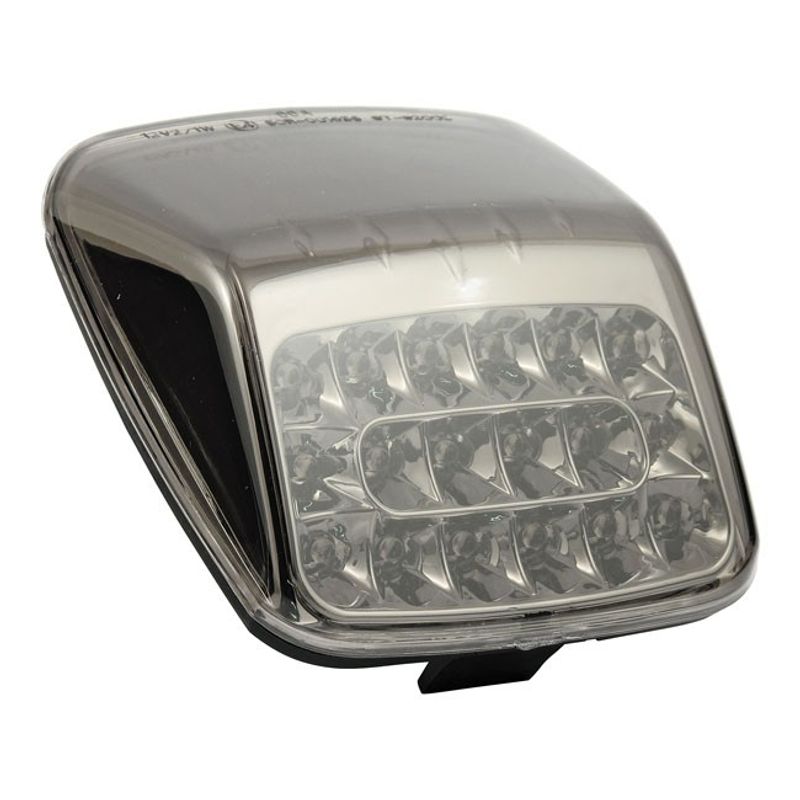 Baklykta MCS Laydown spider ljust rökfärgad LED V-Rod 02-11