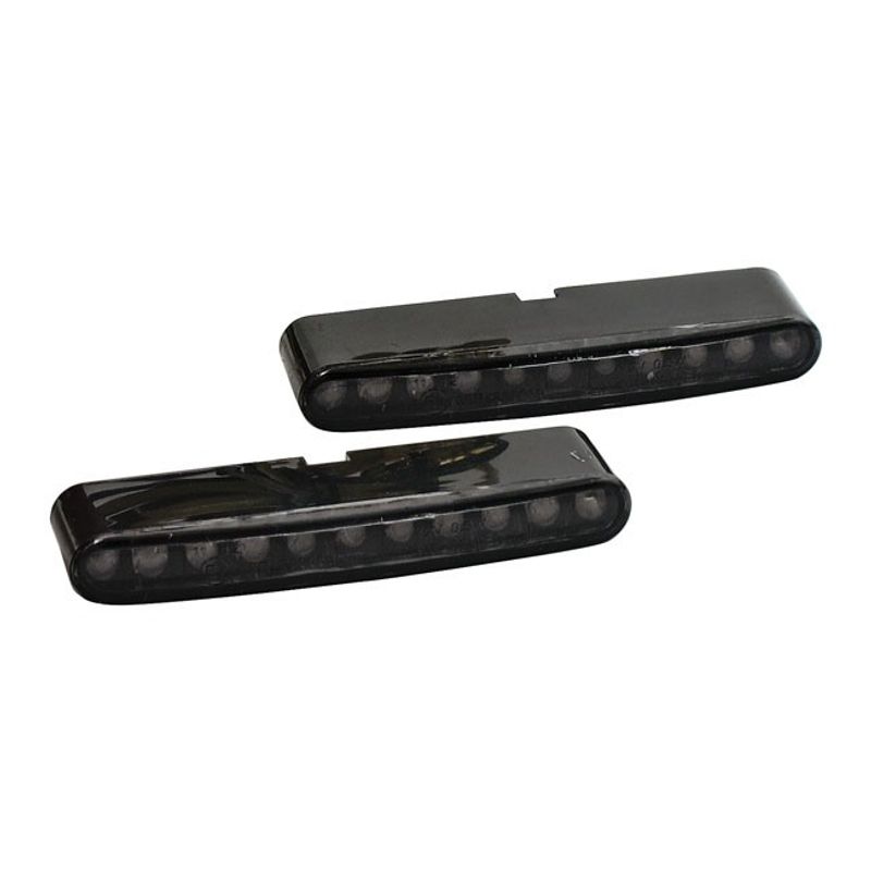 Blinkers MCS Stripe LED rökfärgad universal