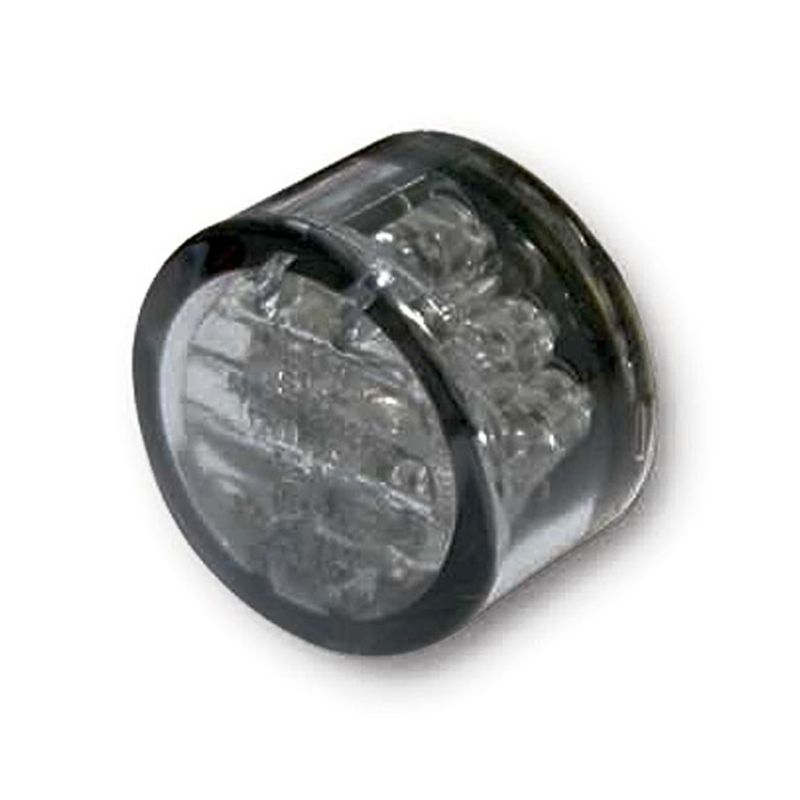 Blinkers MCS Pin LED rökfärgat glas E-godkänd universal