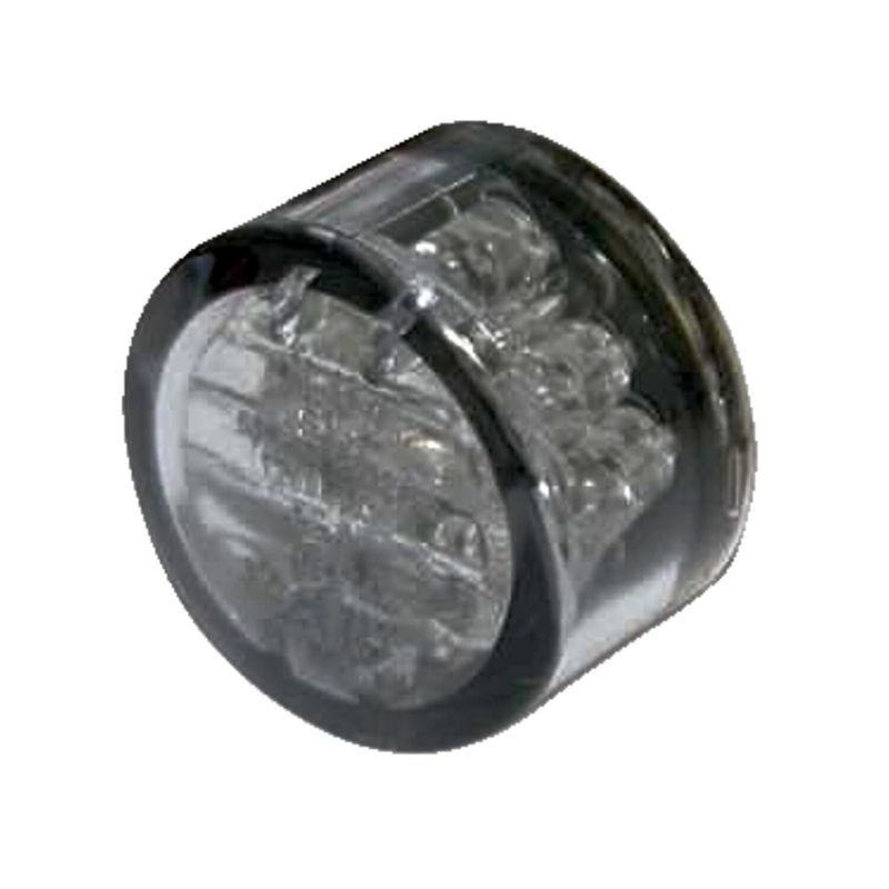 Blinkers MCS Pin LED rökfärgat glas E-godkänd universal