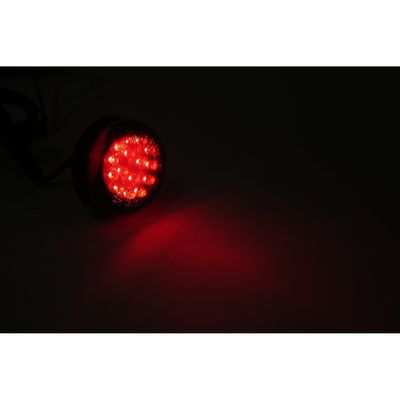 Baklykta MCS 30mm LED universal rökfärgad