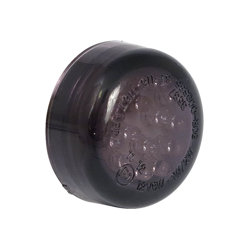 Baklykta MCS 30mm LED universal rökfärgad