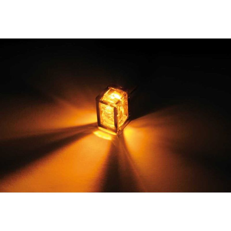 Blinkers MCS Cube-V 2 LEDs rökfärgad universal