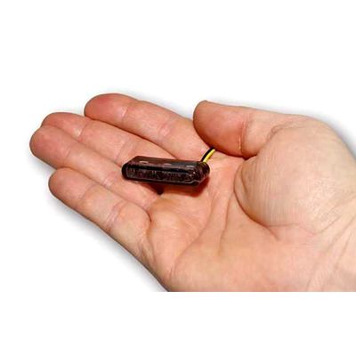 Blinkers MCS Shorty 2 LED rökfärgad