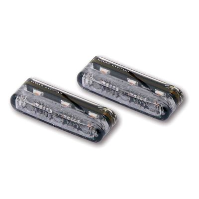 Blinkers MCS Shorty 2 LED rökfärgad