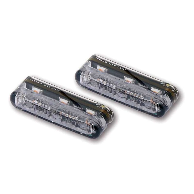 Blinkers MCS Shorty 2 LED rökfärgad