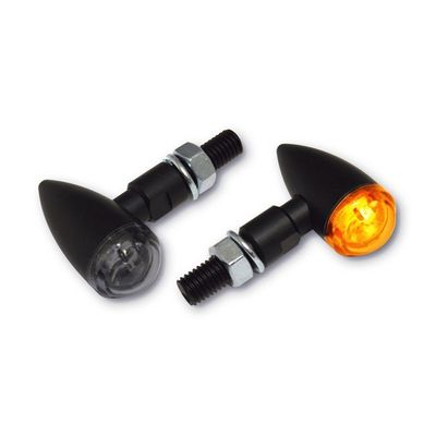 Blinkers MCS PB2 LED svart/rökfärgad