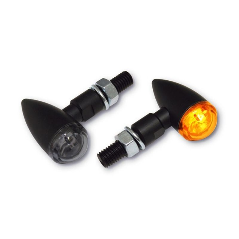 Blinkers MCS PB2 LED svart/rökfärgad