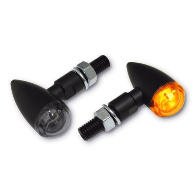 Blinkers MCS PB2 LED svart/rökfärgad