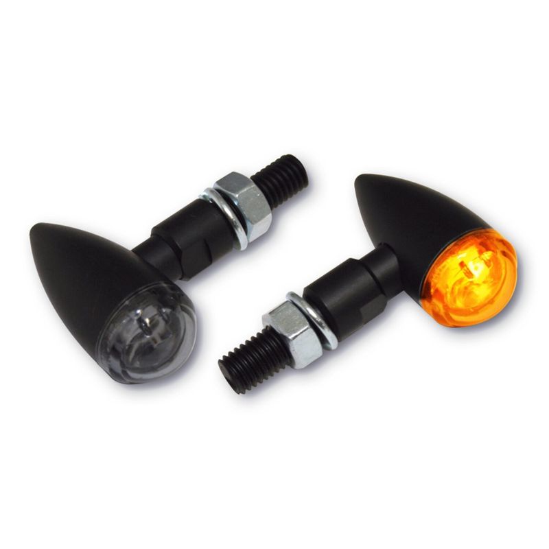 Blinkers MCS PB2 LED svart/rökfärgad