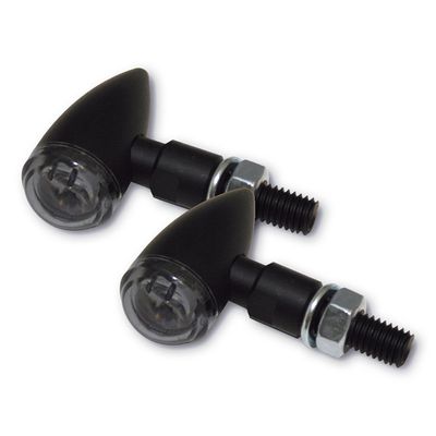 Blinkers MCS PB2 LED svart/rökfärgad