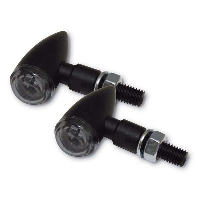 Blinkers MCS PB2 LED svart/rökfärgad