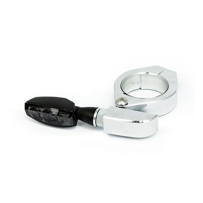 Fästen blinkers Paco gaffelben 50/52/54 mm krom universal