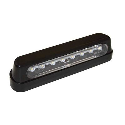 Nummerplåtsbelysning MCS ECE LED svart