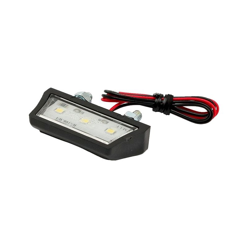 Nummerplåtsbelysning MCS ECE LED svart