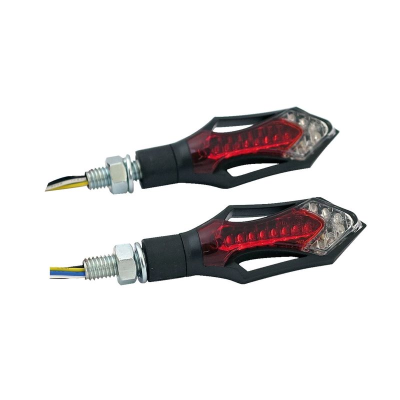 Baklykta blinkers MCS Hatch LED röd