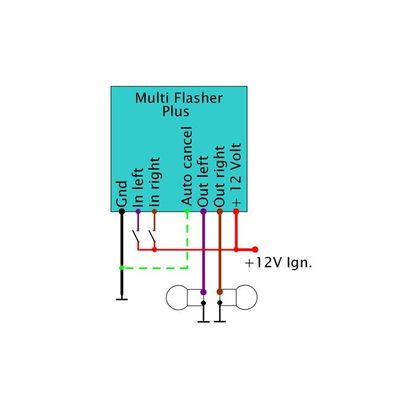 Blinkersrelä Axel Joost Elektronik Multi Flash Plus