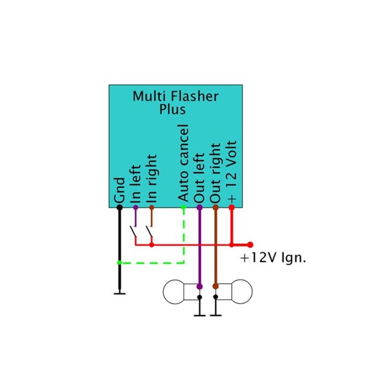 Blinkersrelä Axel Joost Elektronik Multi Flash Plus