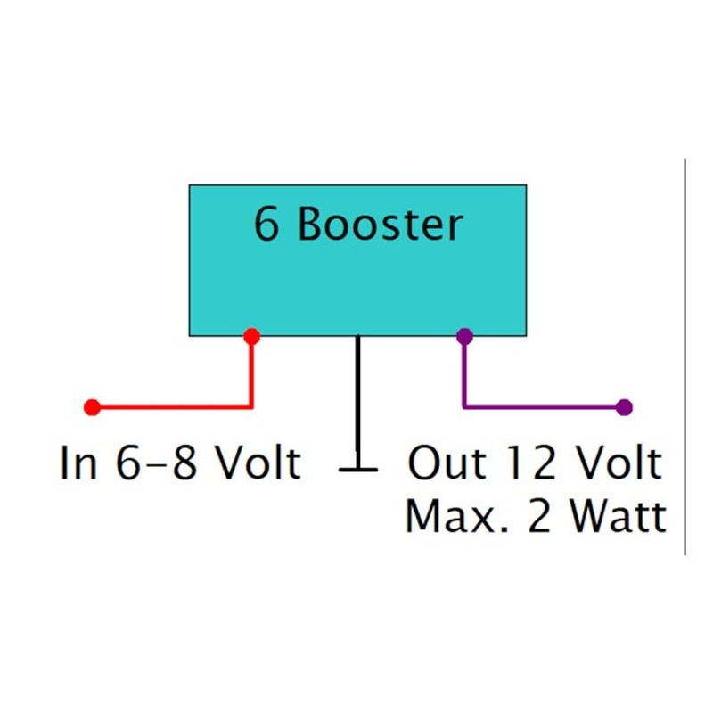 Axel Joost Elektronik, 6 Booster. 6V to 12V converter