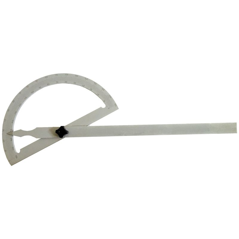 MIB, steel protractor. 0-180 degrees