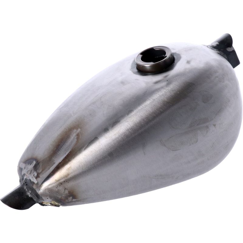 Bensintank MCS Chopper Peanut 2.0 gallon enkelt tanklock universal