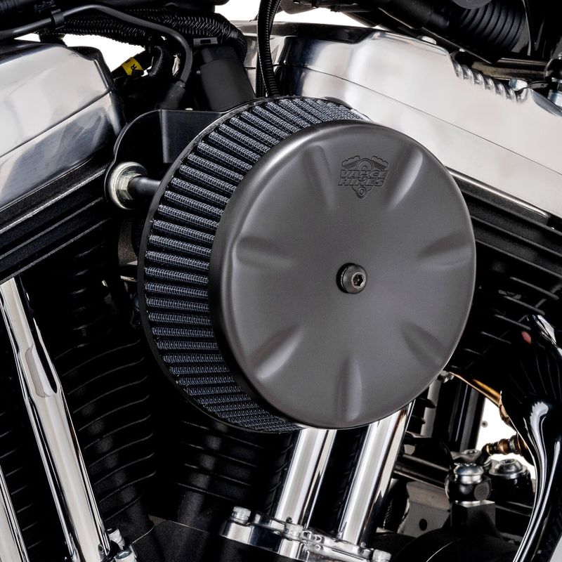 Luftfilter Vance & Hines VO2 Eliminator svart Softail 00-15/Dyna 99-17/Touring 02-07