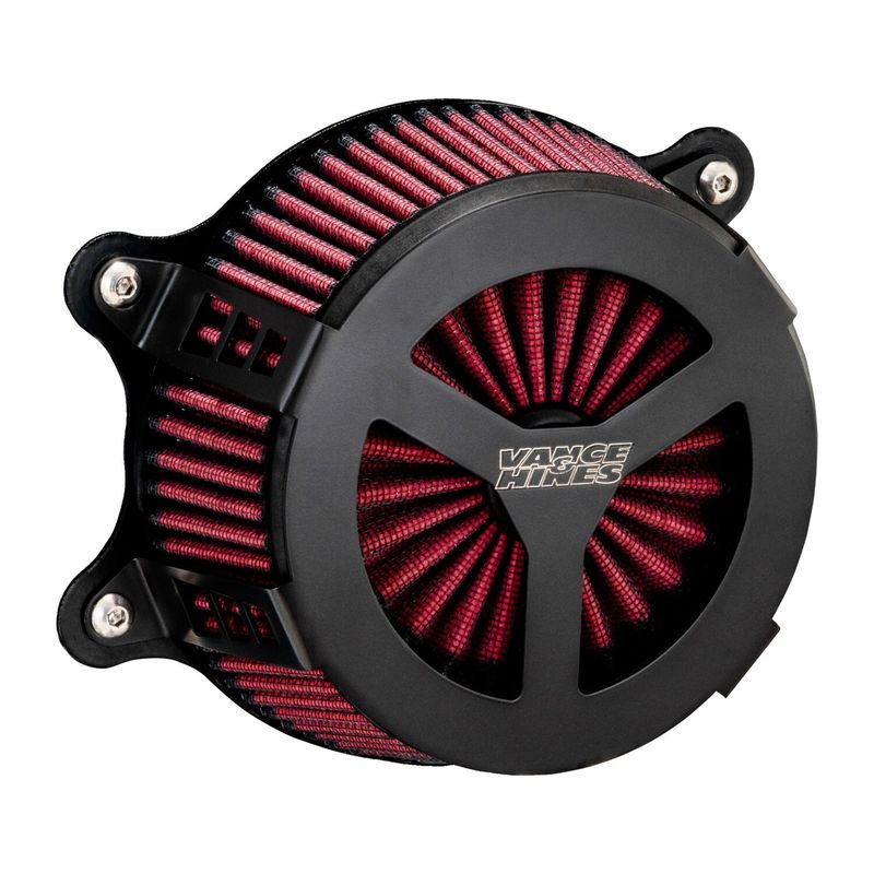 Luftfilter Vance & Hines VO2 Radiant III svart Softail 16-17/Touring 08-16