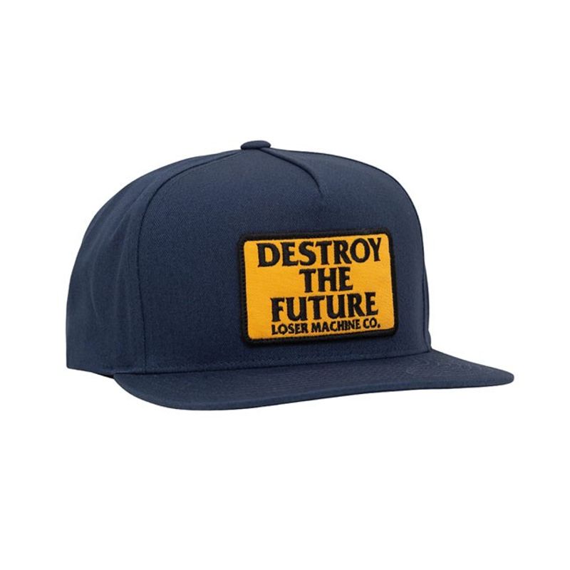 Loser Machine Dtf Snapback Cap Navy One Size